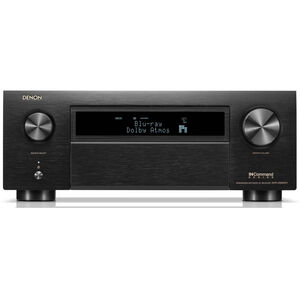 Denon 8K Video & 3D Audio Experience, 11.4 Channel Receiver with Built-in HEOS - Black, , hires