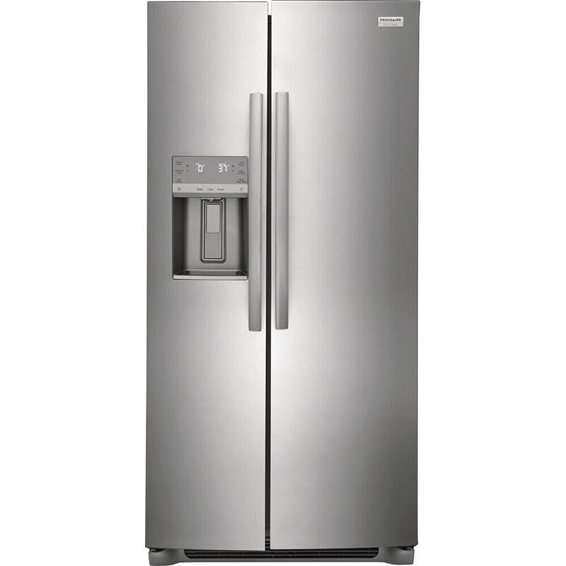 Frigidaire Gallery 33 in. 22.3 cu. ft. Side by Side Refrigerator with Ice & Water Dispenser - Stainless Steel, , hires