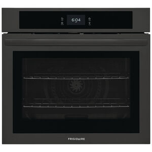 Frigidaire 30" 5.3 Cu. Ft. Electric Wall Oven with Standard Convection & Self Clean - Black, Black, hires