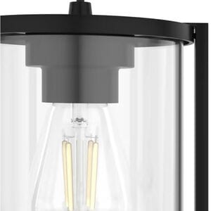 Hunter Astwood 9 in. 3-Light Linear Cluster Ceiling Light with Clear Glass - Matte Black, , hires