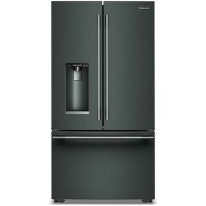 KitchenAid 36 in. 23.1 cu. ft. Smart Counter Depth French Door Refrigerator with Ice & Water Dispenser - Juniper, , hires