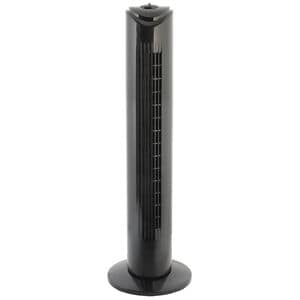 Lifesmart 29 in. Oscillating Tower Fan with 3 Speed Settings - Black, , hires