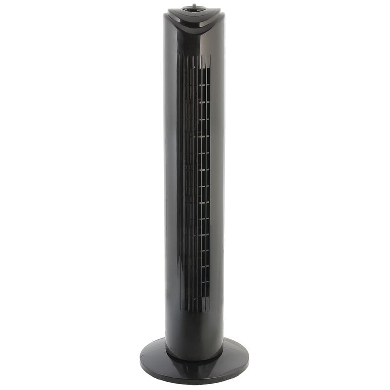 Lifesmart 29 in. Oscillating Tower Fan with 3 Speed Settings - Black, , hires