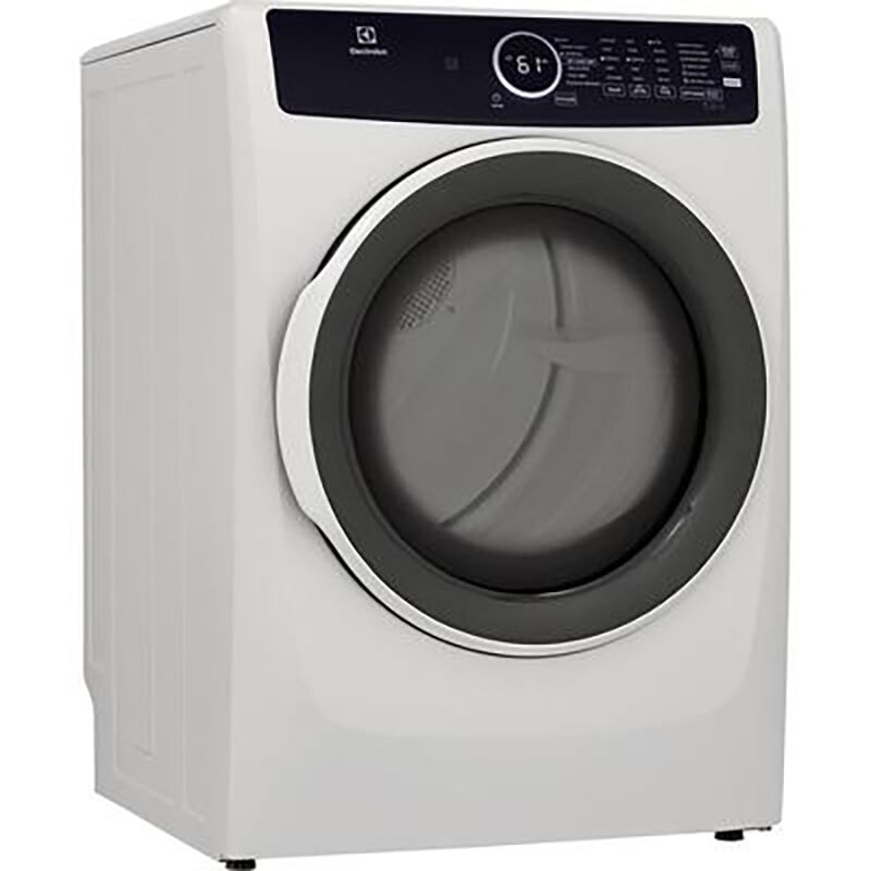Electrolux 400 Series 27 in. 8.0 cu. ft. Stackable Gas Dryer with 7 Dryer Programs, 6 Dry Options, Sanitize Cycle & Wrinkle Care - White, White, hires