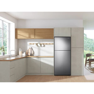 Samsung 28 in. 15.6 cu. ft. Smart Top Freezer Refrigerator - Stainless Steel, , hires