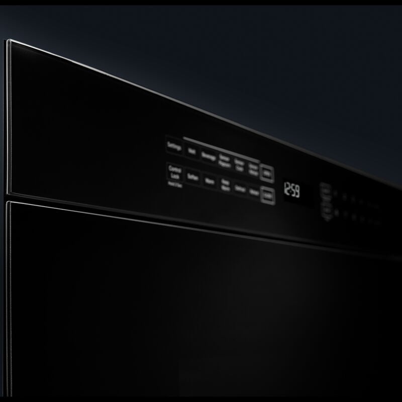 JennAir Noir 24 in. 1.2 cu. ft. 950W Drawer Microwave with Sensor Cooking - Floating Glass Black, , hires