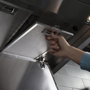 GE 36 in. Smart Convertible Chimney Style Range Hood with 610 CFM, 4 Fan Speeds & 3 LED Lights - Stainless Steel, , hires