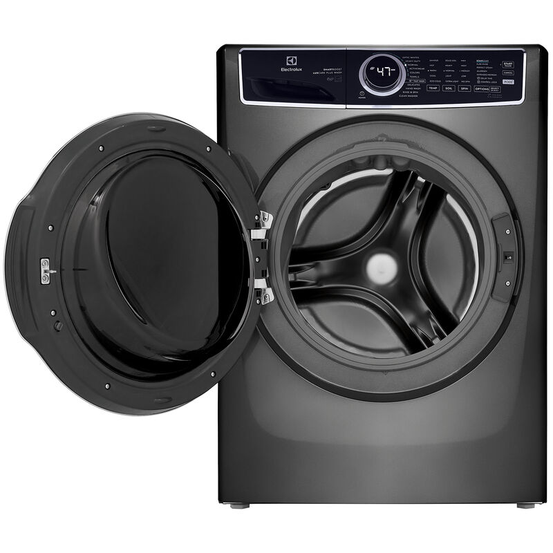 Electrolux 600 Series 27 in. 4.5 cu. ft. Stackable Front Load Washer with Perfect Steam, LuxCare Plus Wash System & SmartBoost -Titanium, Titanium, hires