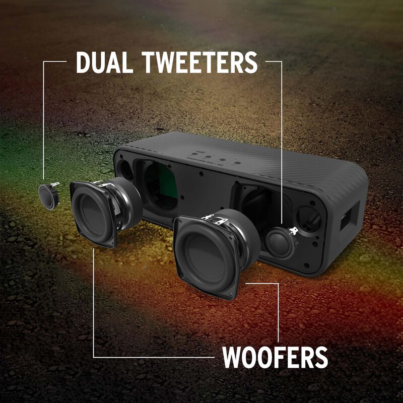 Klipsch Detroit Portable Bluetooth Speaker - Black, , hires