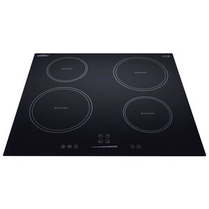 Summit 24 in. 4-Burner Induction Cooktop - Black, , hires