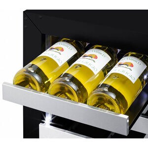 Summit 15 in. Undercounter Wine Cooler with Metal Racks, Single Temperature Zone & 18 Bottle Capacity - Stainless Steel, , hires