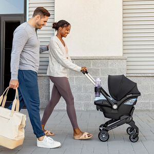 Evenflo Shyft DualRide with Carryall Storage Infant Car Seat & Stroller Combo - Boone Gray, Boone Gray, hires