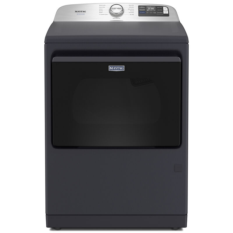 Maytag Pet Pro 27 in. 7.4 cu. ft. Smart Gas Dryer with Sensor Dry, Sanitize & Steam Cycle - Midnight Steel, Midnight Steel, hires