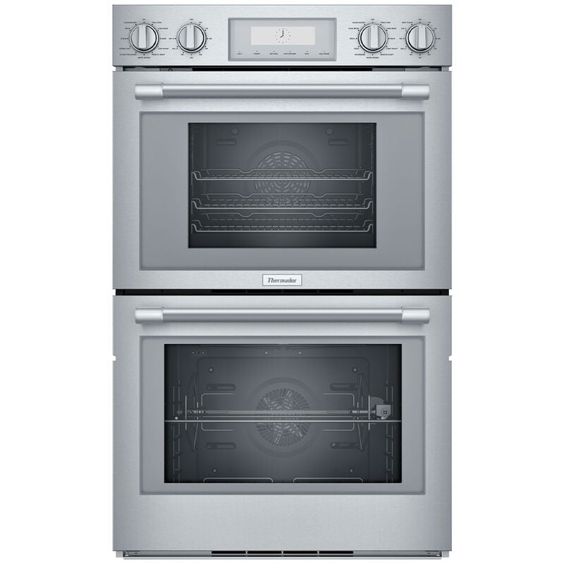 Thermador Professional Series 30 in. 7.3 cu. ft. Electric Smart Double Wall Oven with True European Convection & Self Clean - Stainless Steel (Open Box Good Condition), , hires