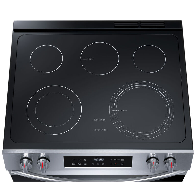 Frigidaire 30 in. 5.3 cu. ft. Air-Fry Standard Convection Electric Range with Smoothtop Burners - Stainless Steel, , hires