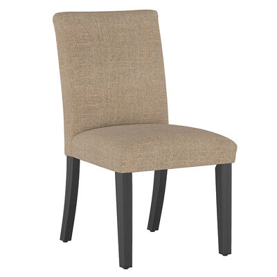 Skyline Furniture Linen Fabric Dining Chair - Sandstone | 63-6BLKLNNSN