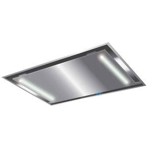 XO Ceiling Style Range Hood with 3 Speed Settings, 600 CFM & 2 LED Lights - Stainless Steel, , hires