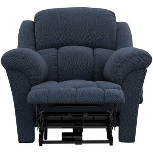 Catnapper Blarney Power Wall Hugger Recliner with Heat & Massage - Navy, Navy, hires