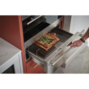 Wolf 30 in. 1.6 cu. ft. Warming Drawer with Variable Temperature Controls & Electronic Humidity Controls - Custom Panel Ready, , hires