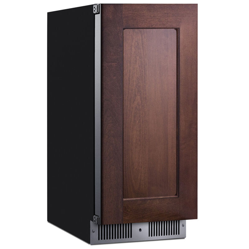 Summit 15 in. 1.8 cu. ft. Left Hinged Undercounter Refrigerator - Stainless Steel/Panel Ready, , hires