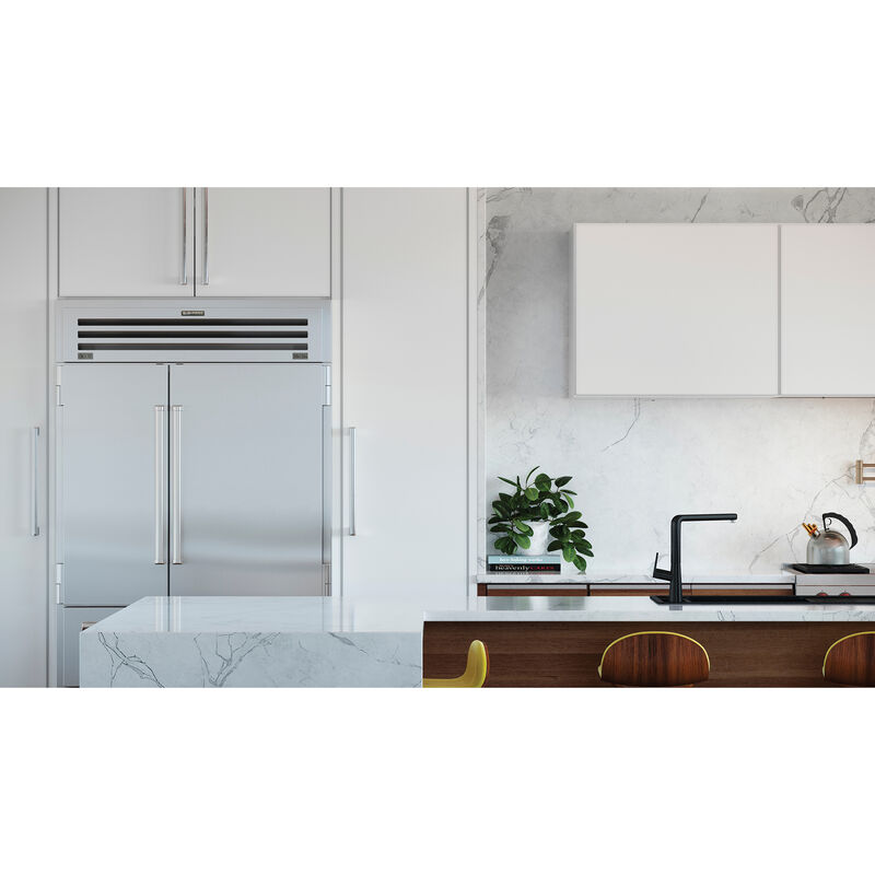 Sub-Zero Pro 48 in. 30.4 cu. ft. Built-In Smart Counter Depth 6-Door Side-by-Side Refrigerator with Ice Maker - Stainless Steel, , hires
