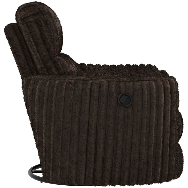 Catnapper Daydream Swivel Glider Recliner - Chocolate, Chocolate, hires
