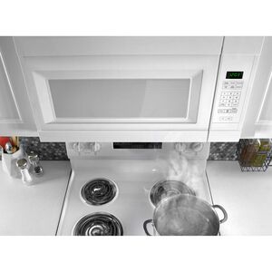 Amana 30 in. 1.6 cu. ft. Over-the-Range Microwave with 10 Power Levels & 300 CFM - White, , hires