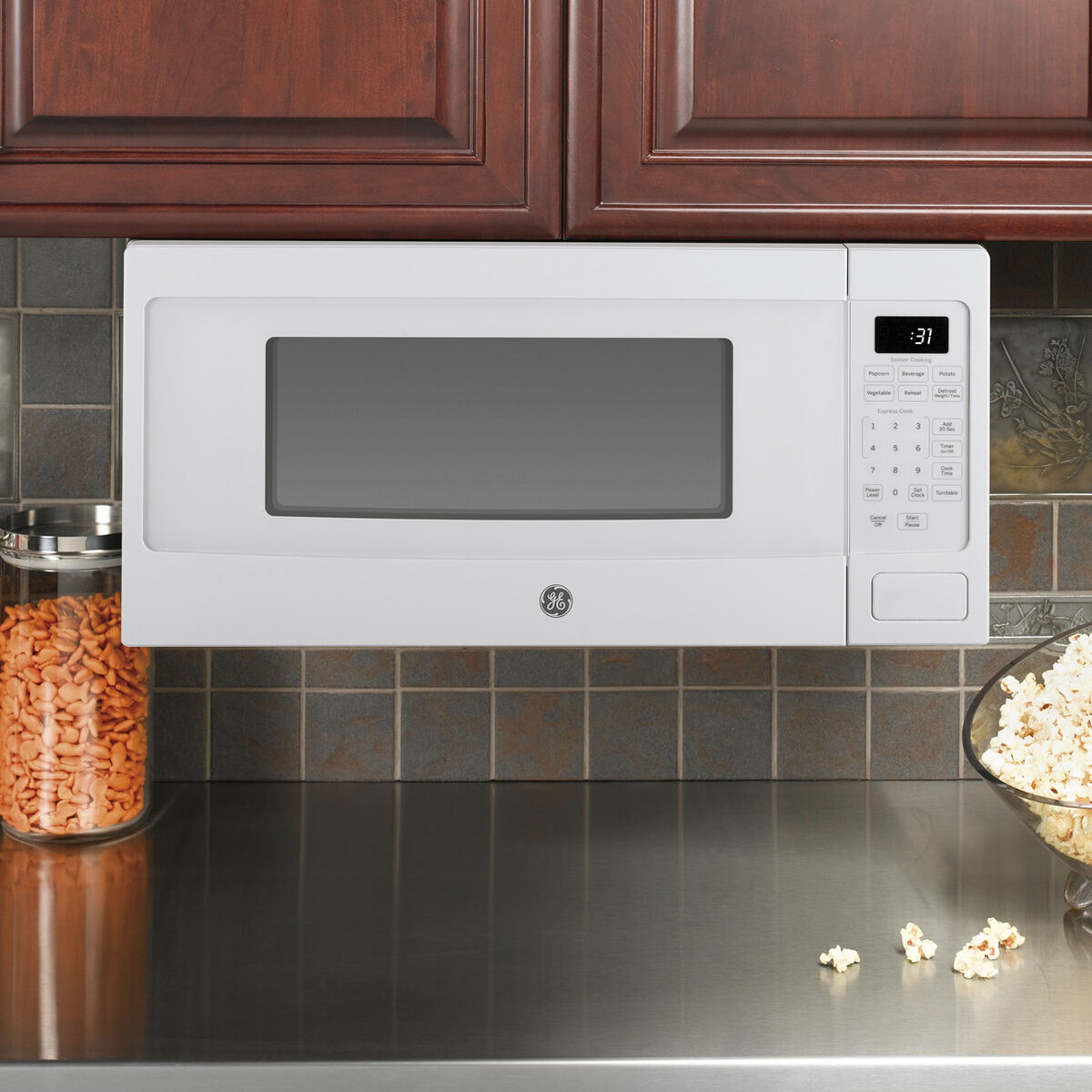 GE Profile 24 in. 1.1 cu.ft Countertop Microwave with 10 Power