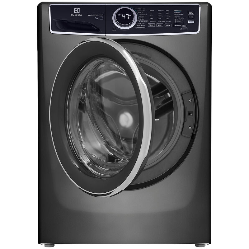 Electrolux 500 Series 27 in. 4.5 cu. ft. Stackable Front Load Washer with Perfect Steam & LuxCare Plus Wash - Titanium, Titanium, hires