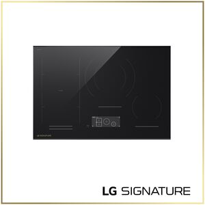 LG Signature 30 in. 4-Burner Induction Cooktop with Simmer Burner & Power Burner - Black, , hires