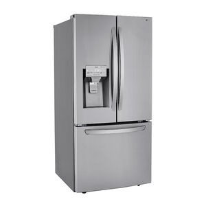 LG 33 in. 24.2 cu. ft. Smart French Door Refrigerator with External Ice & Water Dispenser - Stainless Steel, Stainless Steel, hires