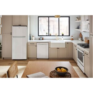 Whirlpool 28 in. 16.3 cu. ft. Top Freezer Refrigerator - White, , hires