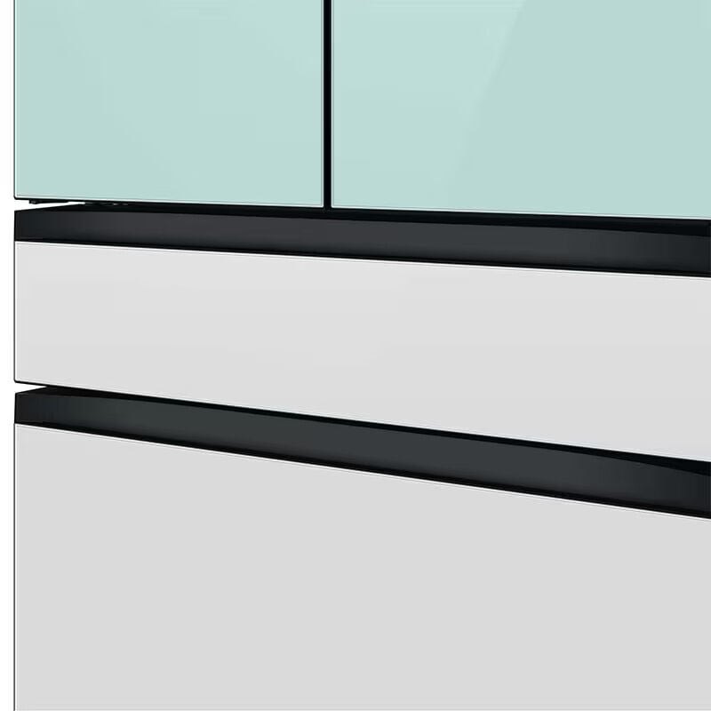 Samsung Bespoke 36 in. 22.8 cu. ft. Smart Counter Depth 4-Door French Door Refrigerator with Internal Water Dispenser - Morning Blue, Morning Blue, hires