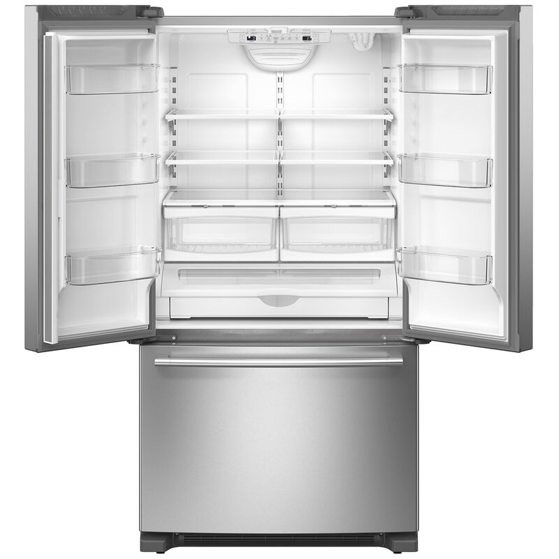 Maytag 36 in. 25.2 cu. ft. French Door Refrigerator with Internal Water Dispenser - Fingerprint Resistant Stainless Steel, , hires
