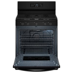 Whirlpool 30 in. 5.0 cu. ft. Air-Fry Standard Convection Gas Range with 5 Sealed Burners - Black, , hires