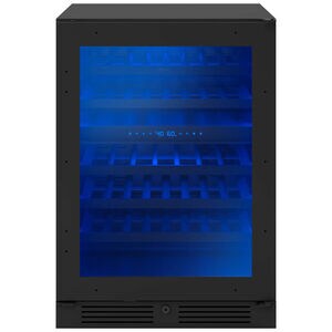 Zephyr Presrv Series 24 in. Undercounter Wine Cooler with Wood Racks, Dual Temperature Zones & 45 Bottle Capacity - Custom Panel Ready, , hires