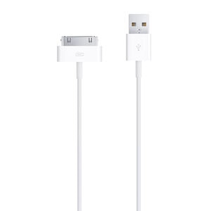 Apple 30 Pin to USB 3.3' - White, , hires
