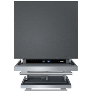 Thermador 24 in. 4.3 cu. ft. Double Refrigerator & Freezer Drawer - Custom Panel Ready, , hires