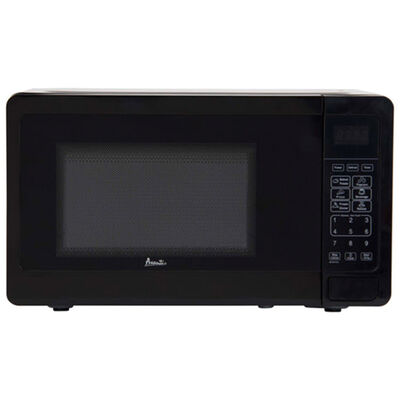 Avanti 18 in. 0.7 cu.ft Countertop Microwave with 10 Power Levels - Black | MT7V1B