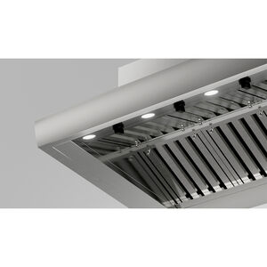 XO 48 in. Ducted Canopy Pro Style Range Hood with 1200 CFM, 2 Fan Speeds & 4 LED Lights - Stainless Steel, , hires
