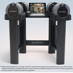Nordictrack Universal Dumbbell Stand, , hires