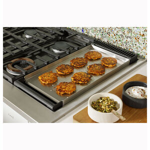 Cafe 48 in. 6-Burner Natural Gas Rangetop with Griddle, Simmer Burner & Power Burner - Matte Black, Matte Black, hires