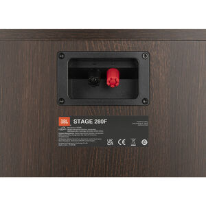 JBL Stage 280F 2.5 Way Dual 8 in. (200 mm) Floorstanding Loudspeaker - Espresso, Espresso, hires