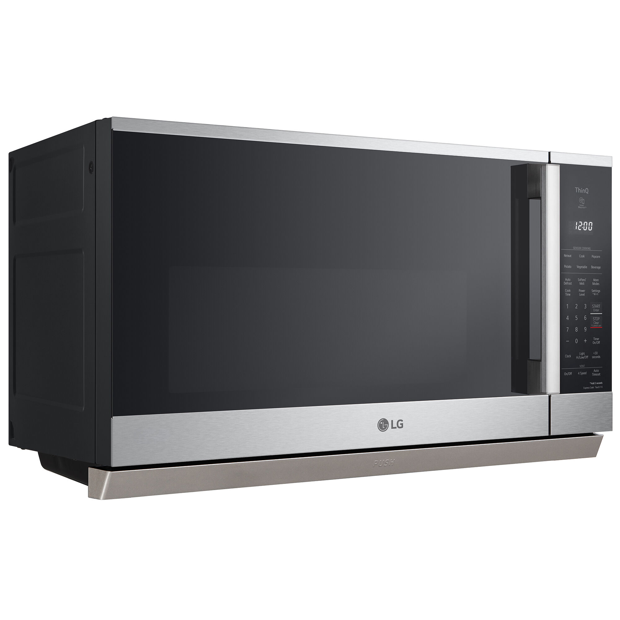 LG 30 in. 2.1 cu. ft. 1050W Smart Over-the-Range Microwave with