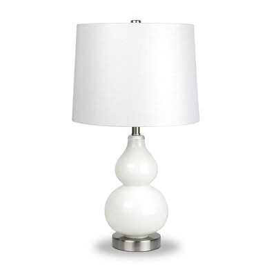 Hudson & Canal Katrina Petite Table Lamp - White | TL0044