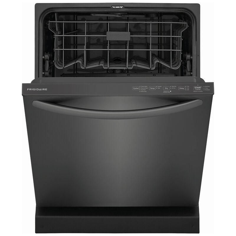 Frigidaire 24 in. Top Control Dishwasher with 52 dBa Sound Level & MaxDry - Black Stainless, Black Stainless, hires