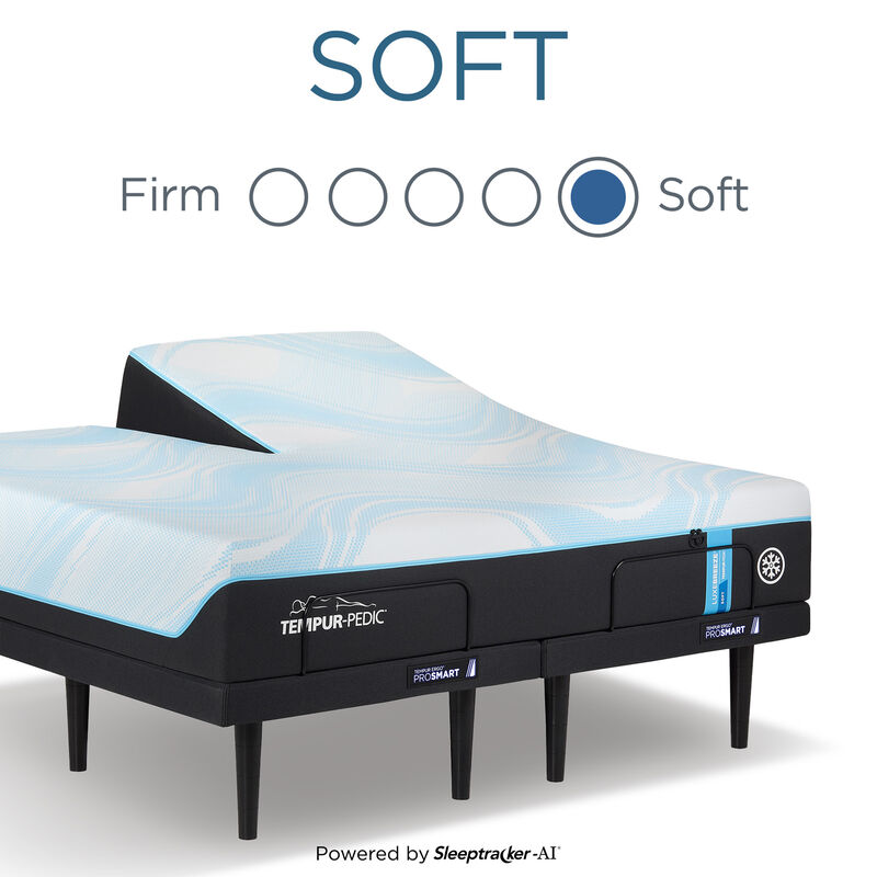 Tempur-Pedic LuxeBreeze 2.0 Soft Split Head King Size Mattress, , hires