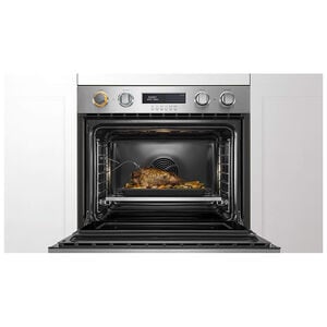 Fisher Paykel Pro Series 7 30 in. 8.2 cu. ft. Top Control Electric Double Wall Oven with True European Convection - Stainless Steel, , hires