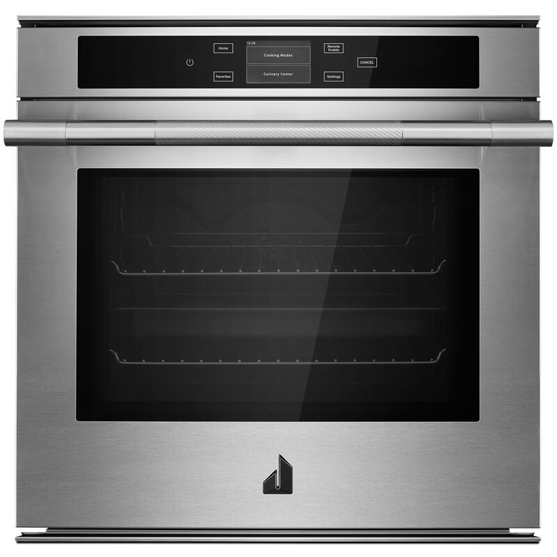 JennAir Rise 24 in. 2.6 cu. ft. Smart Electric Single Wall Oven with True European Convection - Stainless Steel, , hires