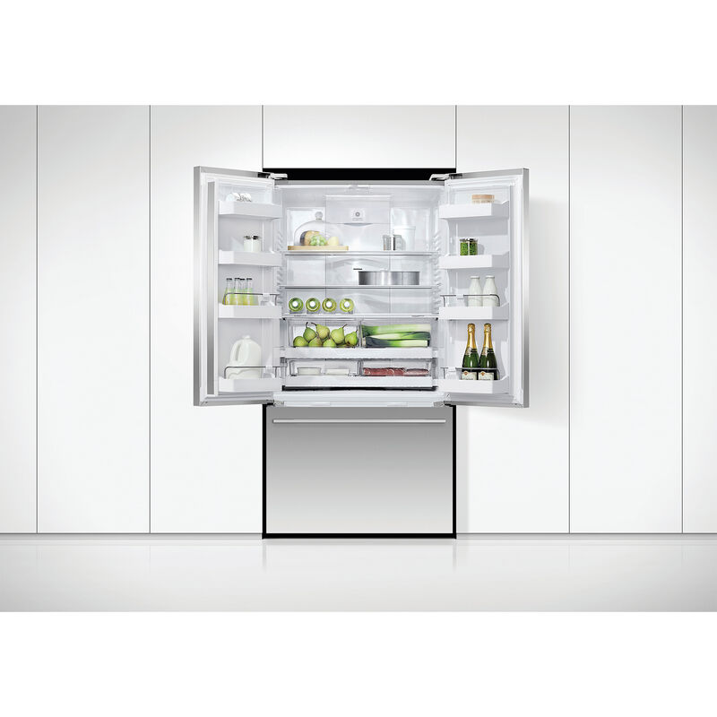 Fisher & Paykel Series 7 36 in. 20.1 cu. ft. Smart Counter Depth French Door Refrigerator - Stainless Steel, , hires
